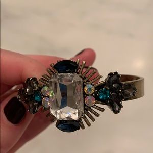 Banana Republic Gold and Crystal Bracelet